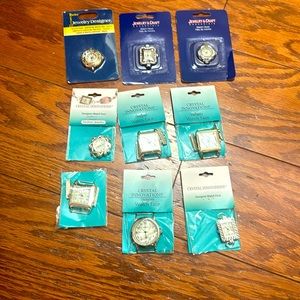 Designer watch face pieces